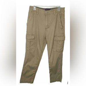 Wear First Men’s Cargo Pants 32” x 30” Beige Tan Khaki Pockets Casual Outdoor